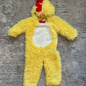 Chicken Halloween Costume, Unisex, Plush, Jumpsuit, SZ 2-3T